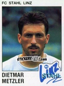Cromo Dietmar Metzler - Österreichische Fußball-Bundesliga 1991-1992 - Panini