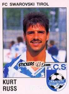 Sticker Kurt Russ - Österreichische Fußball-Bundesliga 1991-1992 - Panini