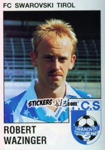 Figurina Robert Wazinger - Österreichische Fußball-Bundesliga 1991-1992 n. 189 - Panini