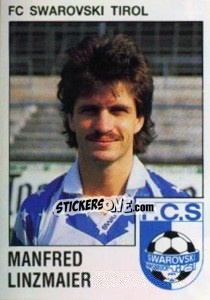 Cromo Manfred Linzmaier - Österreichische Fußball-Bundesliga 1991-1992 - Panini