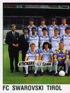 Cromo Team Photo - Österreichische Fußball-Bundesliga 1991-1992 - Panini