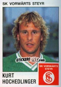 Sticker Kurt Hochedlinger - Österreichische Fußball-Bundesliga 1991-1992 - Panini