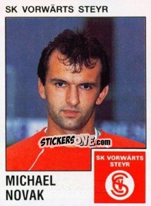 Figurina Michael Novak - Österreichische Fußball-Bundesliga 1991-1992 n. 208 - Panini