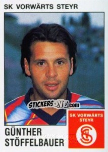 Sticker Günther Stöffelbauer - Österreichische Fußball-Bundesliga 1991-1992 - Panini