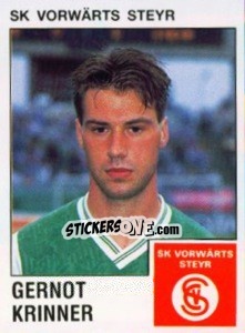 Figurina Gernot Krinner - Österreichische Fußball-Bundesliga 1991-1992 n. 215 - Panini