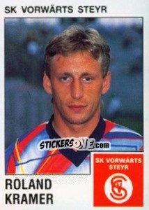 Figurina Roland Kramer - Österreichische Fußball-Bundesliga 1991-1992 n. 216 - Panini