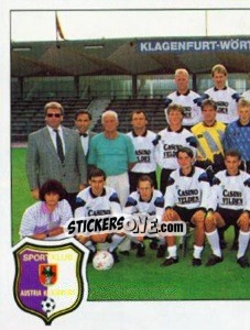 Figurina Team Photo - Österreichische Fußball-Bundesliga 1991-1992 n. 219 - Panini