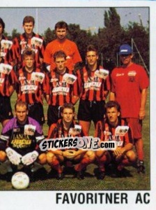 Figurina Team Photo - Österreichische Fußball-Bundesliga 1991-1992 n. 224 - Panini