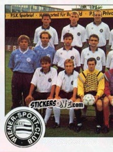 Figurina Team Photo - Österreichische Fußball-Bundesliga 1991-1992 n. 241 - Panini