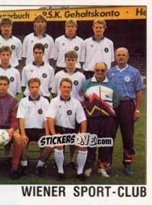 Figurina Team Photo - Österreichische Fußball-Bundesliga 1991-1992 n. 242 - Panini