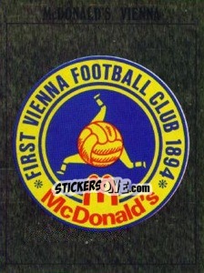 Sticker Wappen - Österreichische Fußball-Bundesliga 1991-1992 n. W6 - Panini