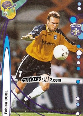 Figurina Fabien Cool - France Foot 1999-2000 n. 1 - Ds
