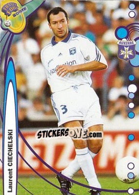 Cromo Laurent Ciechelski - France Foot 1999-2000 n. 3 - Ds