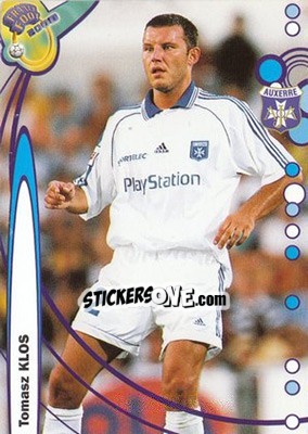 Cromo Tomasz Klos - France Foot 1999-2000 - Ds