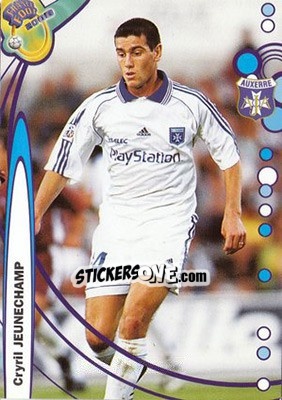 Sticker Cryril Jeunechamp - France Foot 1999-2000 n. 9 - Ds