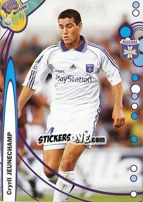 Sticker Cryril Jeunechamp - France Foot 1999-2000 - Ds