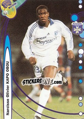 Sticker Narcisse Olivier Kapo Obou - France Foot 1999-2000 - Ds