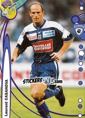 Cromo Laurent Casanova - France Foot 1999-2000 - Ds