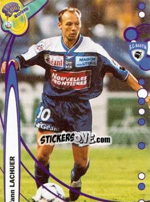 Cromo Yann Lachuer - France Foot 1999-2000 - Ds
