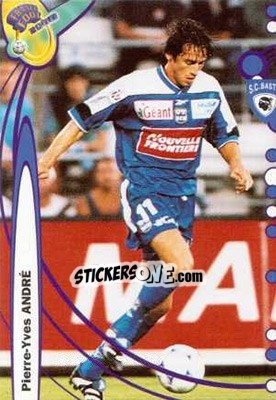 Sticker Pierre-Yves Andre - France Foot 1999-2000 - Ds