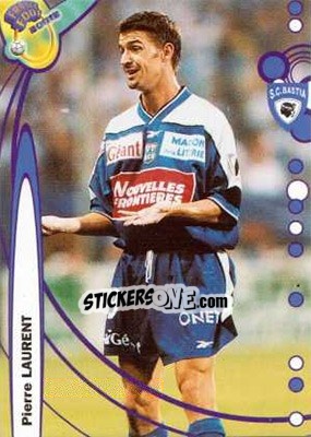Cromo Pierre Laurent - France Foot 1999-2000 - Ds