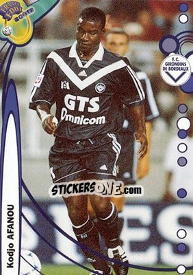 Sticker Kodjo Afanou - France Foot 1999-2000 - Ds