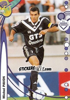 Sticker Michel Pavon - France Foot 1999-2000 n. 37 - Ds