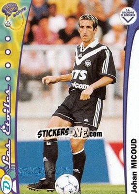 Sticker Johan Micoud - France Foot 1999-2000 n. 39 - Ds
