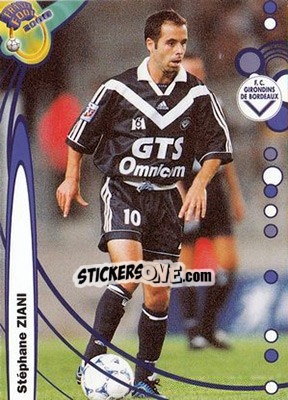 Cromo Stephane Ziani - France Foot 1999-2000 - Ds