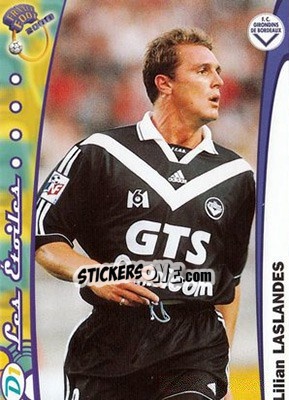 Sticker Lilian Laslandes - France Foot 1999-2000 n. 44 - Ds