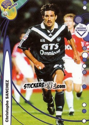 Sticker Christophe Sanchez - France Foot 1999-2000 - Ds