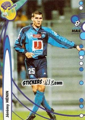 Sticker Jeremy Henin - France Foot 1999-2000 - Ds