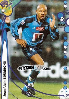 Cromo Jean-Alain Boumsong - France Foot 1999-2000 - Ds
