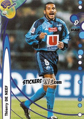 Sticker Thierry De Neef - France Foot 1999-2000 - Ds