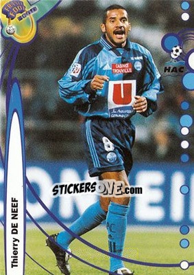 Sticker Thierry De Neef - France Foot 1999-2000 n. 54 - Ds