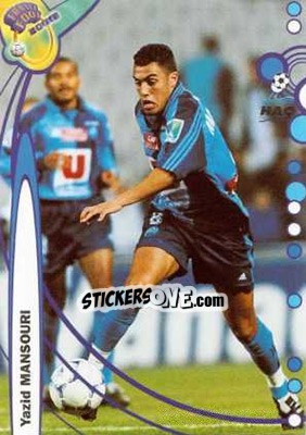 Sticker Yazid Mansouri - France Foot 1999-2000 - Ds