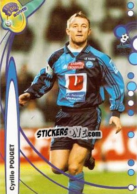 Sticker Cyrille Pouget - France Foot 1999-2000 n. 57 - Ds