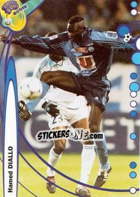 Figurina Hamed Diallo - France Foot 1999-2000 n. 58 - Ds