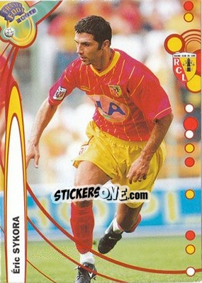 Cromo Eric Sykora - France Foot 1999-2000 - Ds