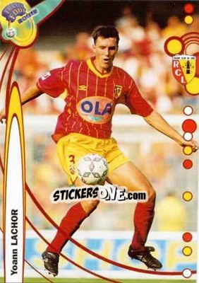 Sticker Yoann Lachor - France Foot 1999-2000 n. 61 - Ds