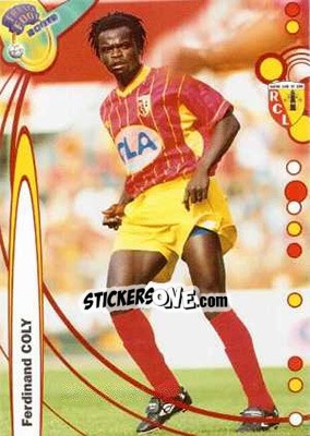 Sticker Ferdinand Coly - France Foot 1999-2000 n. 63 - Ds
