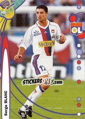 Cromo Serge Blanc - France Foot 1999-2000 - Ds