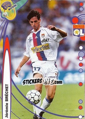 Cromo Jeremie Brechet - France Foot 1999-2000 - Ds
