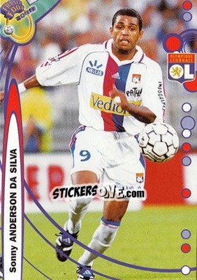 Cromo Sonny Anderson - France Foot 1999-2000 - Ds