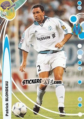 Sticker Patrick Blondeau - France Foot 1999-2000 - Ds