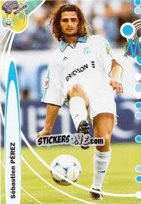 Sticker Sebastien Perez - France Foot 1999-2000 n. 92 - Ds