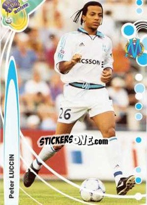 Cromo Peter Luccin - France Foot 1999-2000 - Ds