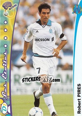 Sticker Robert Pires - France Foot 1999-2000 - Ds