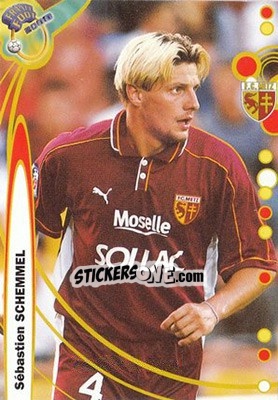 Sticker Sebastien Schemmel - France Foot 1999-2000 - Ds