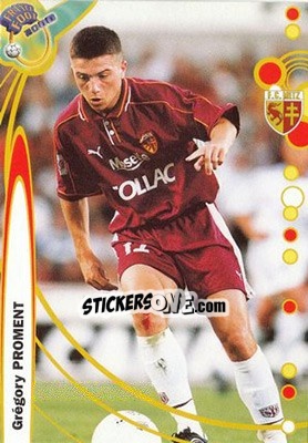 Sticker Gregory Proment - France Foot 1999-2000 - Ds